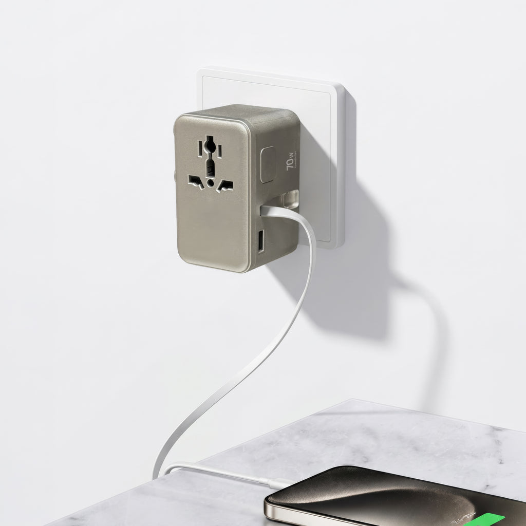 70W Globex GaN Travel Adapter
