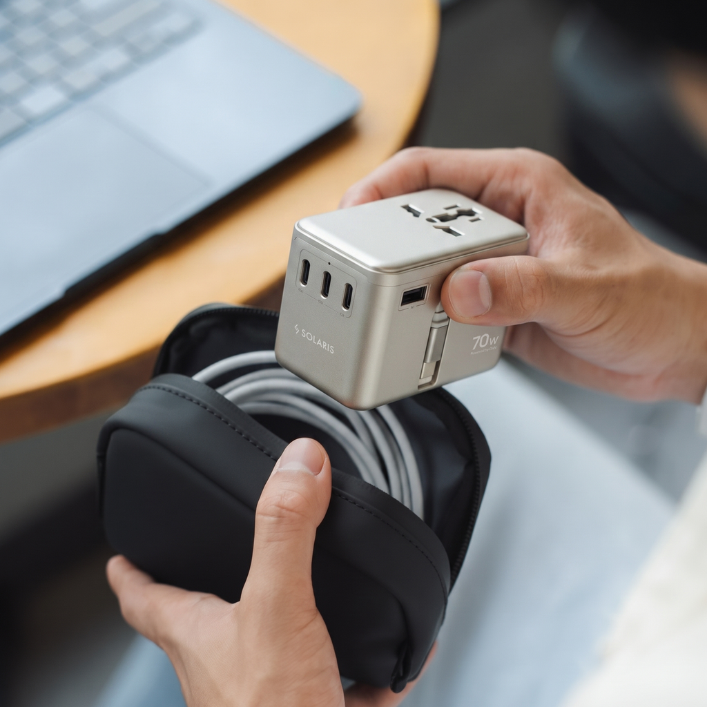 70W Globex GaN Travel Adapter