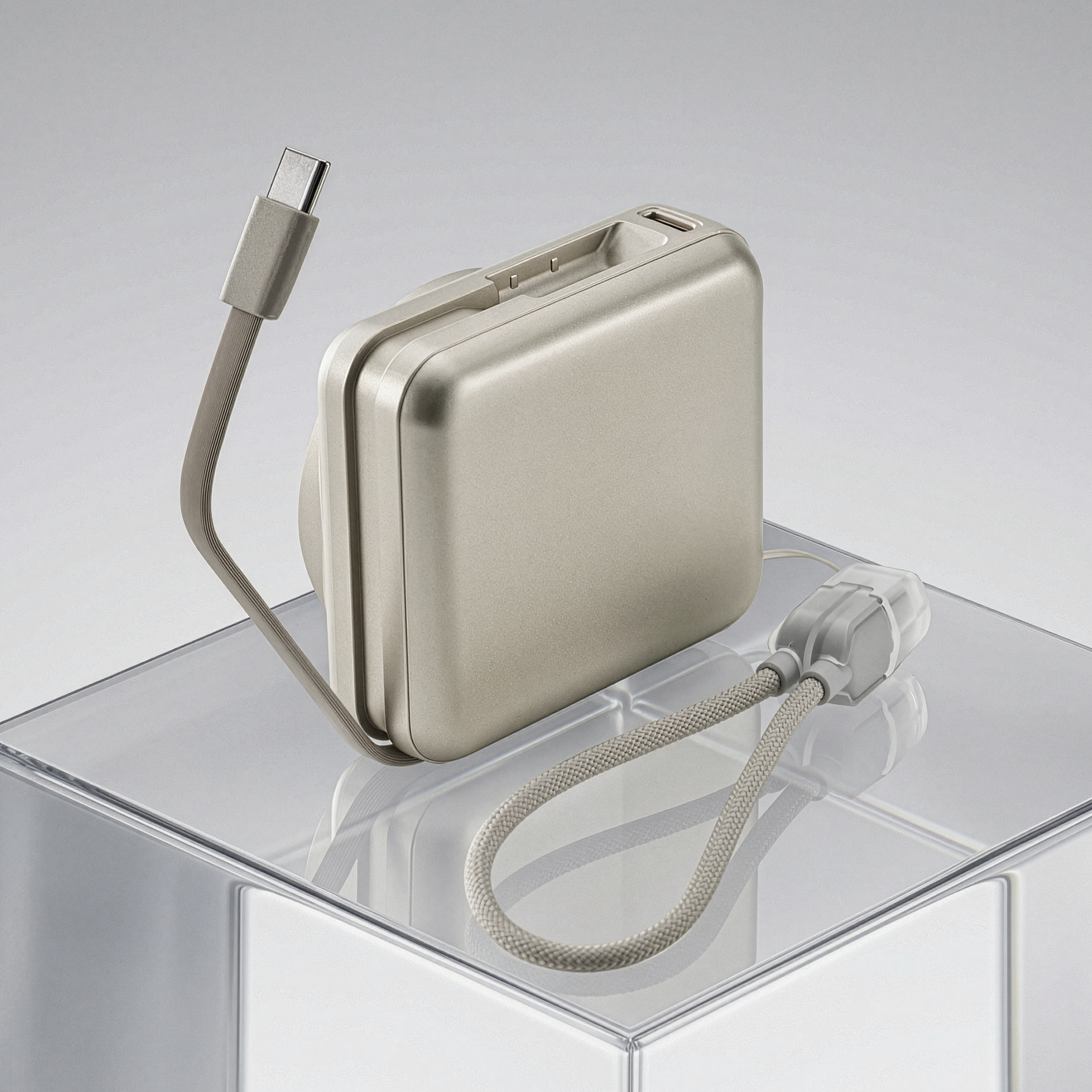 Compactus 10 Wireless Powerbank with Built-in Cable